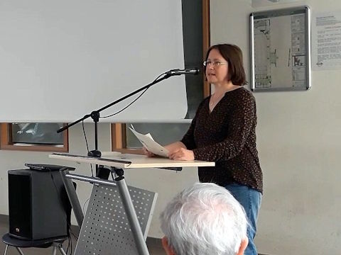 AbiJub2025 - Begrüßung durch Vorsitzende Jutta Gödicke